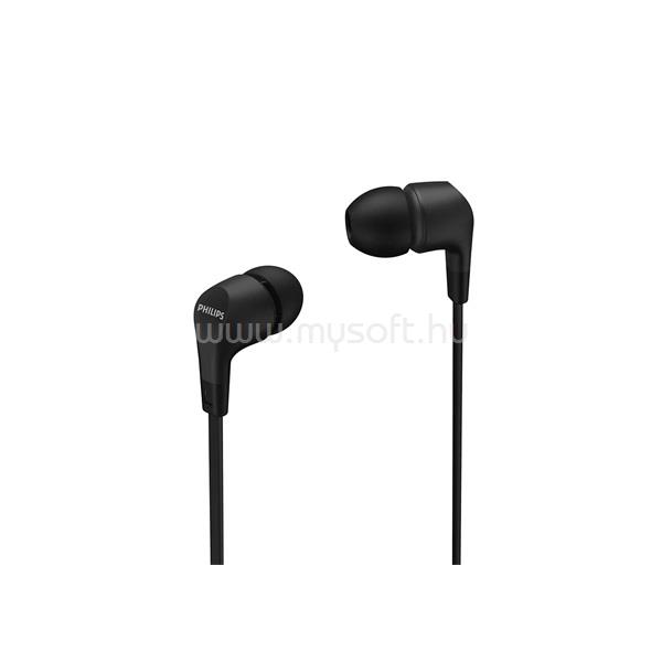 PHILIPS TAE1105BK mikrofonos fülhallgató (fekete)