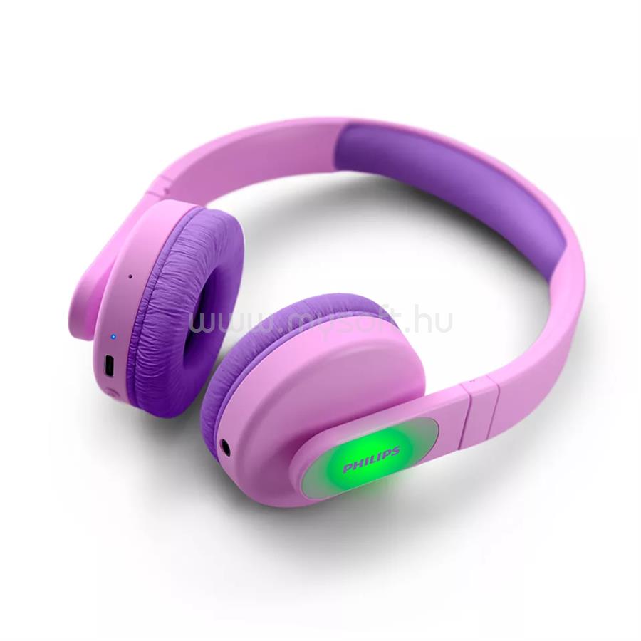 PHILIPS TAK4206PK/00 Bluetooth fejhallgató (rózsaszín)
