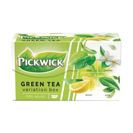 PICKWICK Zöld tea 20 filter/doboz 37,5 g Zöld tea variációk borsmenta/jázmin/citrom/natúr PICKWICK_56030 small