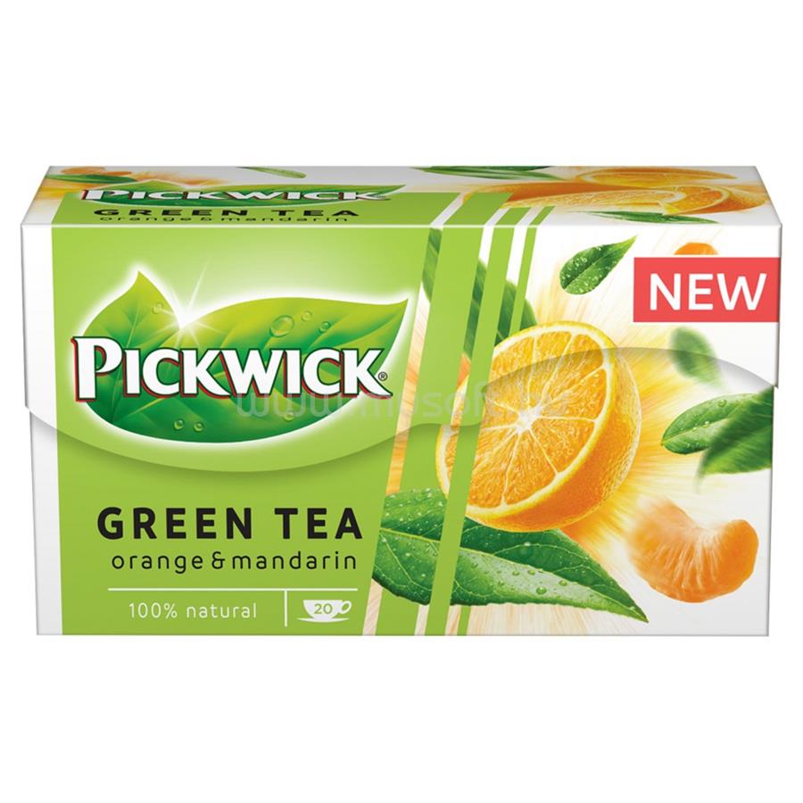 PICKWICK Zöld tea 20x2 g mandarin