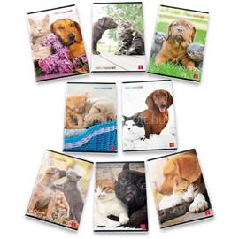 PIGNA Dolci Cuccioli A4 tűzött 42lapos vonalas füzet P1111-0380 small