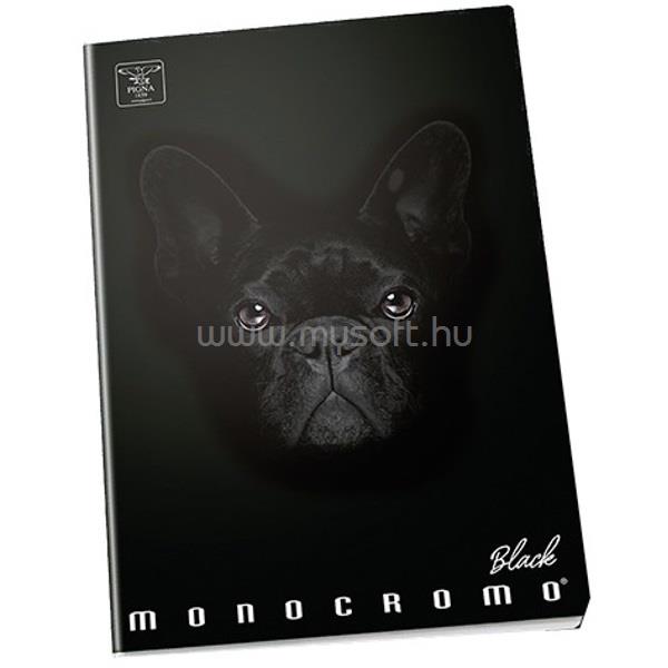 PIGNA Moncromo Black Dog A5 sima notesz