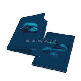 PIGNA Monocromo Blue A4 karton gumis mappa P2110-0200 small