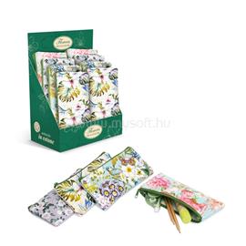 PIGNA Nature Flower szögletes textil tolltartó P0016-0030 small