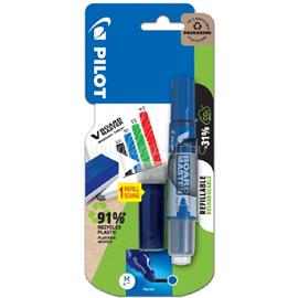 PILOT BeGreen kék táblamarker + betét WBMA-VBM-M-L+WBS-BT small