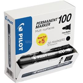 PILOT BT 100 20 db/csomag fekete permanent marker SCA-100-20B small