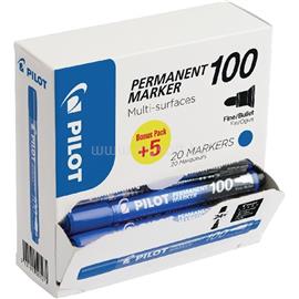 PILOT BT 100 20 db/csomag kék permanent marker SCA-100-20L small