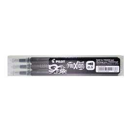 PILOT Frixion 0,5mm 3db-os fekete rollertoll betét BLS-FR5-B-S3 small