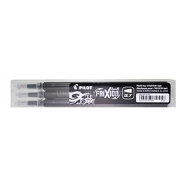 PILOT Frixion 0,7mm 3db-os fekete rollertoll betét BLS-FR-7-B-S3 small