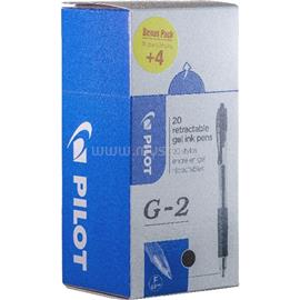 PILOT G-2 20 db/csomag fekete zseléstoll BL-G2-5-20B small