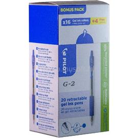 PILOT G-2 20 db/csomag kék zseléstoll BL-G2-5-20L small