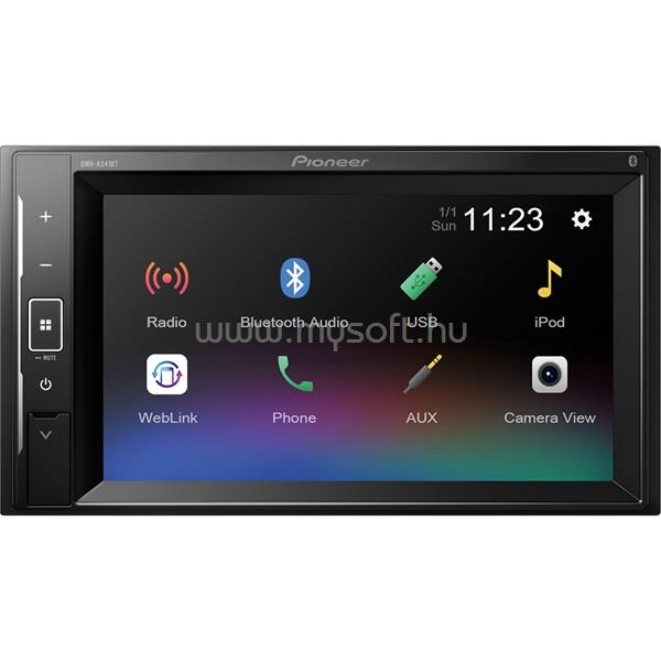 PIONEER DMH-A241BT 6,2" USB/Bluetooth multimédiás érintőképernyős fejegység