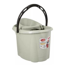 PLANET Felmosó vödör 12 literes műanyag kicsavaró kosárral szürke_UP601-002 PLANET_57271 small