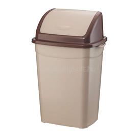 PLANET Szemetes kuka billenő fedéllel műanyag 16 literes barna UP118-210 PLANET_62186 small