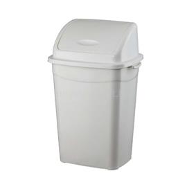 PLANET Szemetes kuka billenő fedéllel műanyag 16 literes fehér UP118-001 PLANET_62185 small