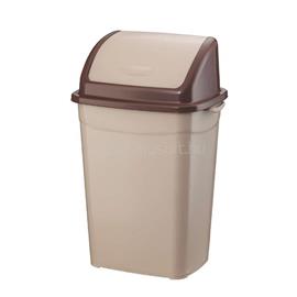 PLANET Szemetes kuka billenő fedéllel műanyag 26 literes barna UP120P PLANET_62187 small