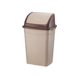 PLANET Szemetes kuka billenő fedéllel műanyag 4 literes barna UP114 PLANET_62181 small