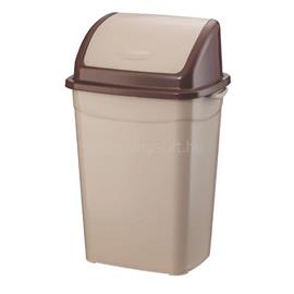 PLANET Szemetes kuka billenő fedéllel műanyag 50 literes barna UP122-210 PLANET_62190 small