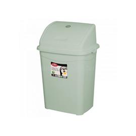 PLANET Szemetes kuka billenő fedéllel műanyag 9 literes szürke UP116 PLANET_42262 small