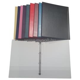 PLASTWELD PVC A4 4 gyűrűs fekete 2cm gyűrűs mappa 62-010-0121 small