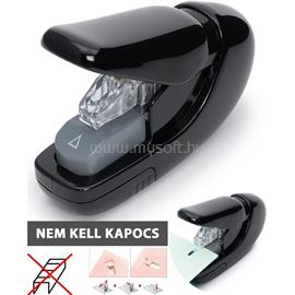 PLUS JAPAN mini kapocsnélküli fekete tűzőgép PLC4111 small