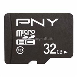 PNY 32GB microSDHC Performance Plus CL10 + adapter (P-SDU32G10PPL-GE) P-SDU32G10PPL-GE small