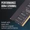 PNY 8GB DDR4 3200MHz SODIMM Performance Black MN8GSD43200-TB small