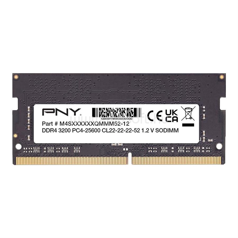 PNY 8GB DDR4 3200MHz SODIMM Performance Black