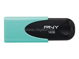 PNY ATTACHE 4 Pastel AQUA USB 2.0 16GB pendrive FD16GATT4PAS1KA-EF small
