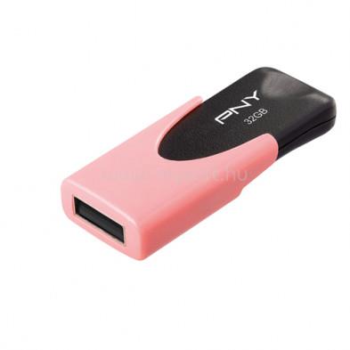 PNY ATTACHE 4 PASTEL CORAL USB 2.0 16GB pendrive (rózsaszín)