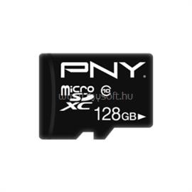 PNY MICRO SD PERFORMANCE PLUS 128GB XC CLASS 10 + SD ADAPTER P-SDU12810PPL-GE small