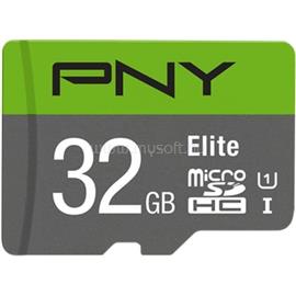 PNY MICROSD ELITE 32GB Class 10/UHS-I U1 microSDHC memóriakártya P-SDU32GU185GW-GE small