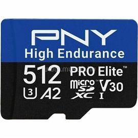 PNY PRO ELITE MICROSDXC 512GB Class 10/UHS-I U3 V30 memóriakártya P-SDU512V32100PHE-GE small