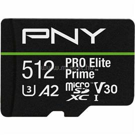 PNY PRO ELITE PRIME 512GB Class 10/UHS-I (U3) V30 microSDXC memóriakártya P-SDU512V32200PEP-GE small