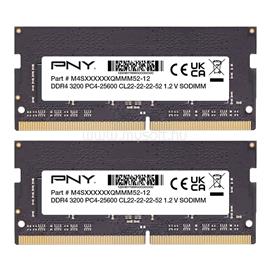 PNY SODIMM memória 2X8GB DDR4 3200MHz CL22 PERFORMANCE MN16GK2D43200-TB small