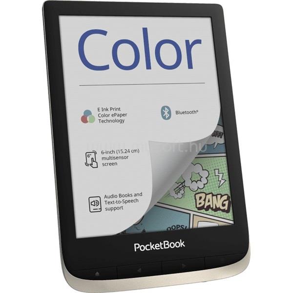 POCKETBOOK e-Reader - PB633 Color (6" E Ink Kaleido, Cpu: 2x 1 GHz, 1GB, 16GB, 1900mAH, wifi, mUSB, mSD olvasó)