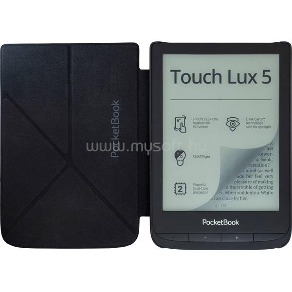 POCKETBOOK e-book tok - PB740 INKPad3 ORIGAMI gyári tok (szürke)