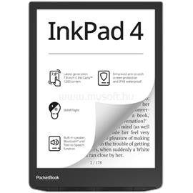 POCKETBOOK e-Reader - PB743G INKPad4 (ezüst, 7,8" E-Ink,háttérvilágítás, 2x1GHz,32GB,2000mAh,wifi, BT, mSD) PB743G-U-WW small