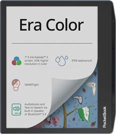 POCKETBOOK e-Reader - PB700K3-L-KL ERA COLOR (fekete, 7"E Ink 1680x1264, Cpu: 1,8GH, 32GB,2500mAh, wifi, B, USB-C) PB700K3-L-KL-WW small