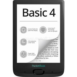 POCKETBOOK e-Reader - Basic 4 Fekete (6" E Ink Carta, Cpu: 1GHz, 256MB, 8GB, 800mAH, mUSB, mSD olvasó) PB606-E-WW small