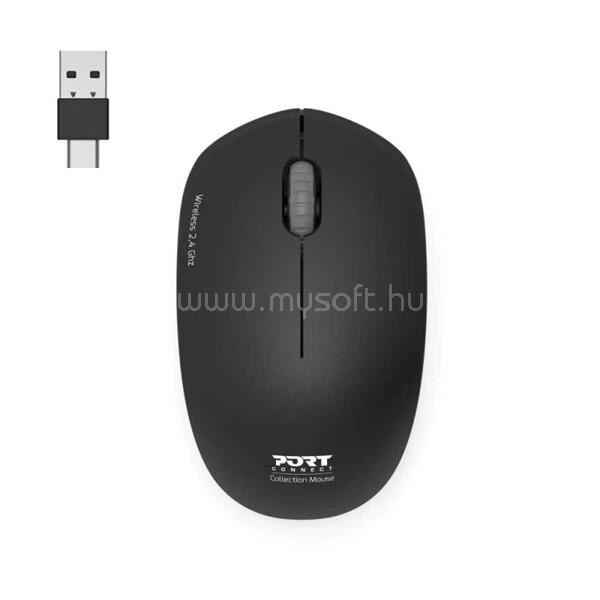 PORT DESIGNS Egér WIRELESS GRAPHITE