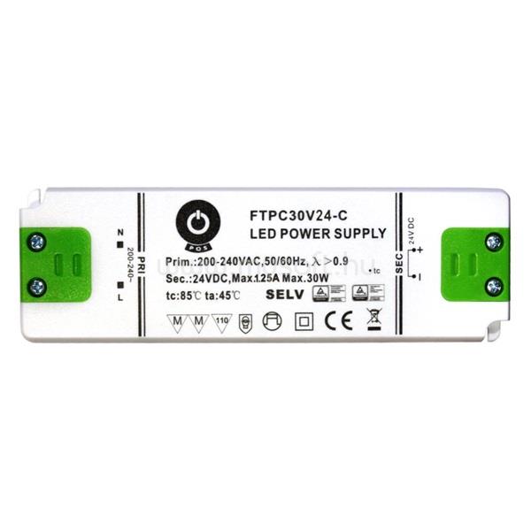 POS POWER FTPC30V24-C 24V/1.25A 30W IP20 LED tápegység