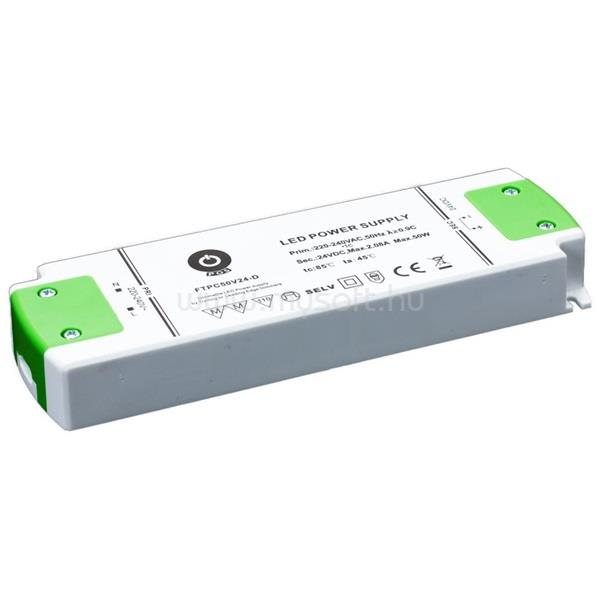 POS POWER FTPC50V24-D 24V/2.5A 50W IP20 szabályozható LED tápegység