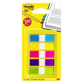 POST-IT 12×43mm 5×20lap élénk színű keskeny jelölőcímke POST-IT_7000101800 small