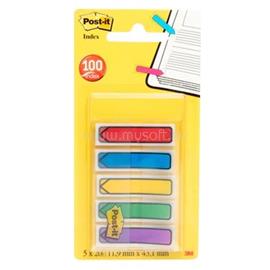 POST-IT 5x20lap kicsi műanyag adagolós index jelölőnyíl POST-IT_7100102515 small
