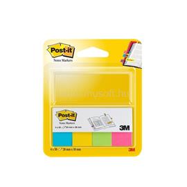 POST-IT 670-4U 20×38mm 4×50db színes jelölőlap POST-IT_7100191580 small