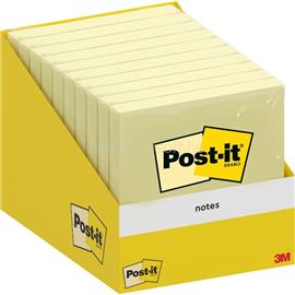 3M Jegyzettömb öntapadó, 76x76mm, 100lap, 3M 654 Post-It, sárga POST-IT_7100317841 small