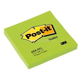 POST-IT 76x76mm 100lap neon zöld jegyzettömb POST-IT_7100177477 small