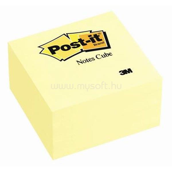 POST-IT 76x76mm 450 lapos öntapadós sárga kockatömb