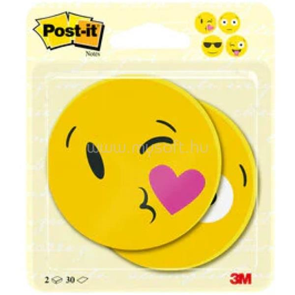 POST-IT EMOJI mintájú 2x30lap 70x70mm öntapadó jegyzettömb